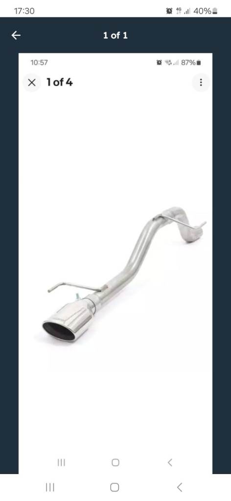 Cobra sport back box delete  for corsa sxi