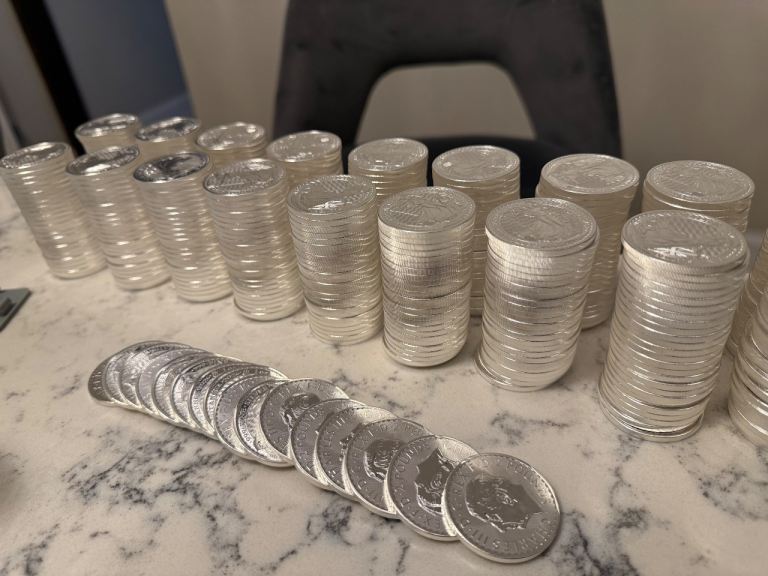 Silver coins