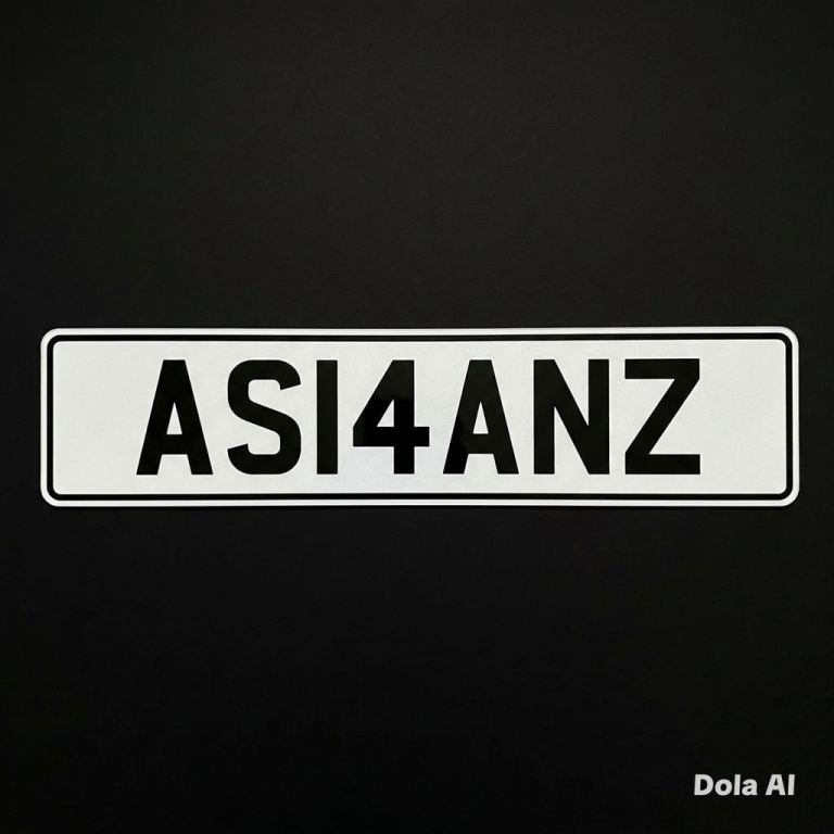 Private number, Plate