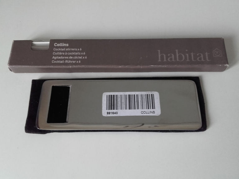 NEW - Vintage Habitat stainless steel drinks accessories