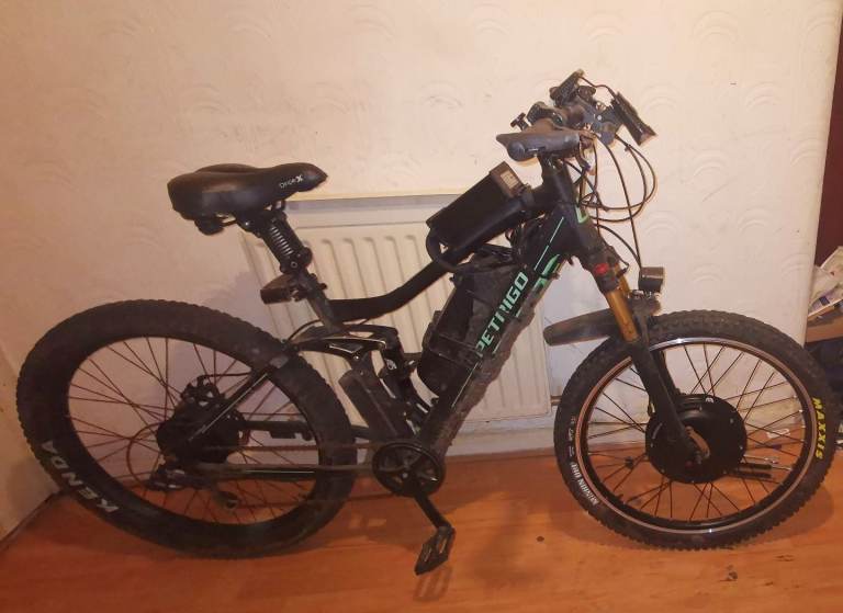 Swap your phone + cash for my full suspension 40mph+ e-bike off road electric bike
