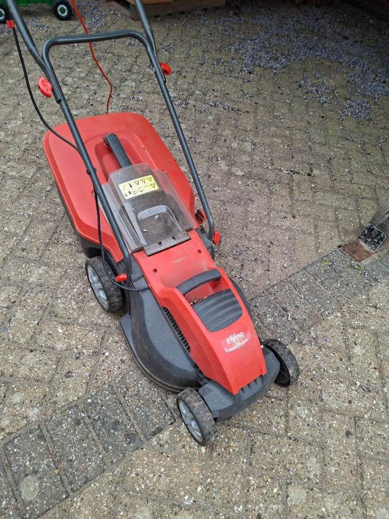 Flymo electric lawn mower