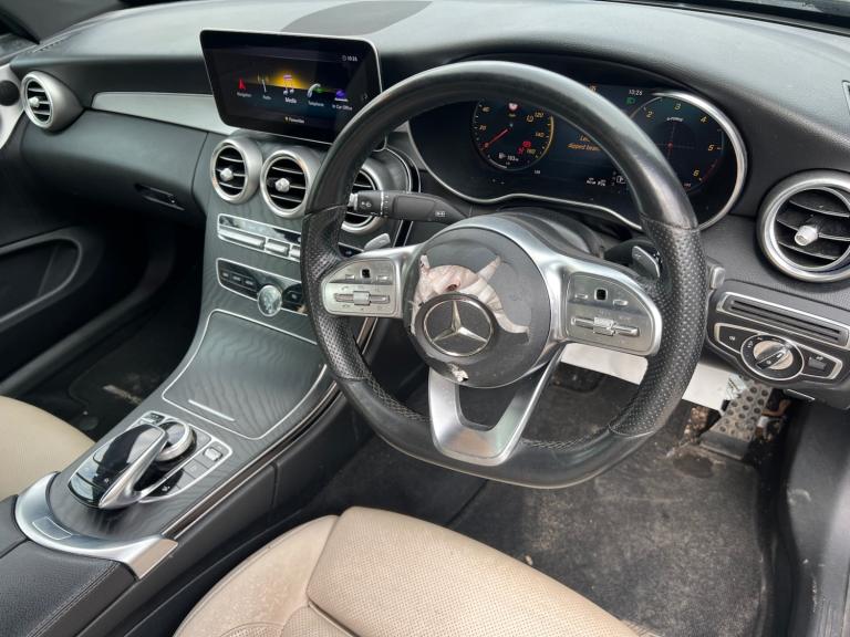 2019 MERCEDES BENZ C CLASS C220 AMG LINE PREMIUM COUPE 2.0 DAMAGED SALVAGE