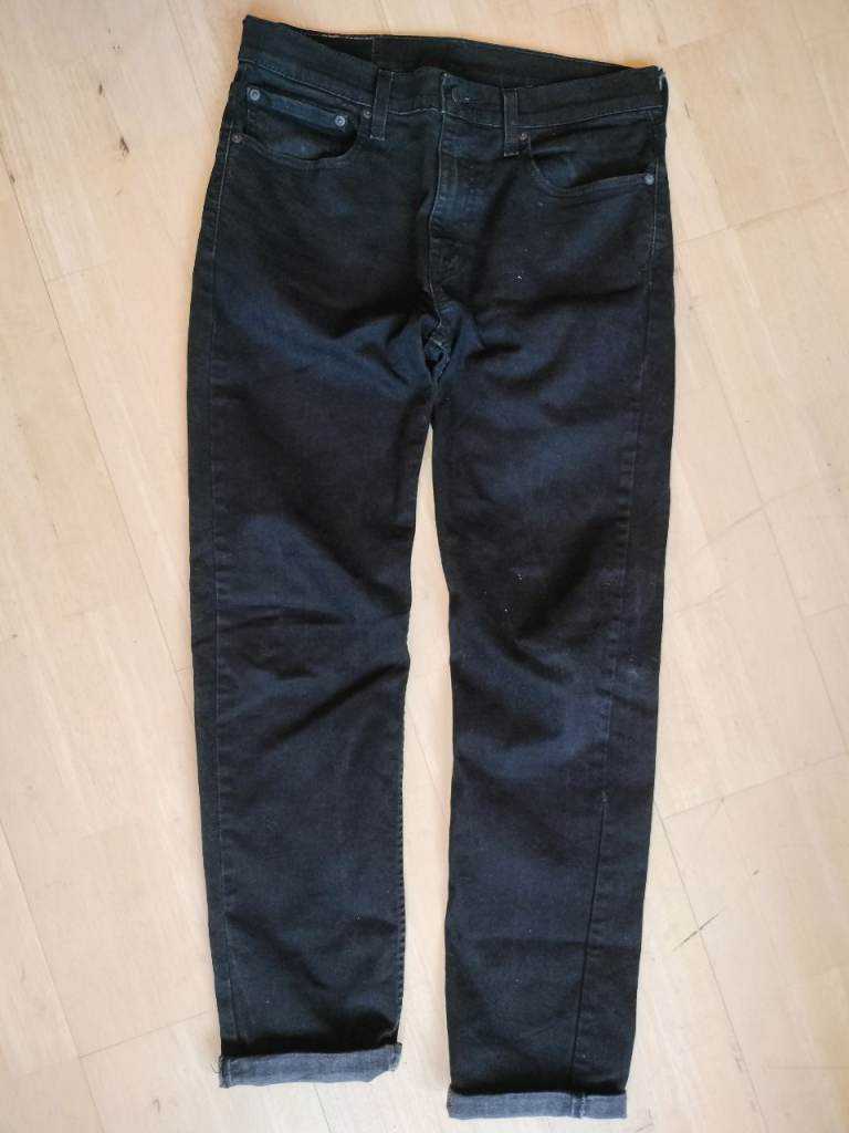 Levi's 502 Hi-Ball Men's Jeans W32 L34 – Black, Good Condition