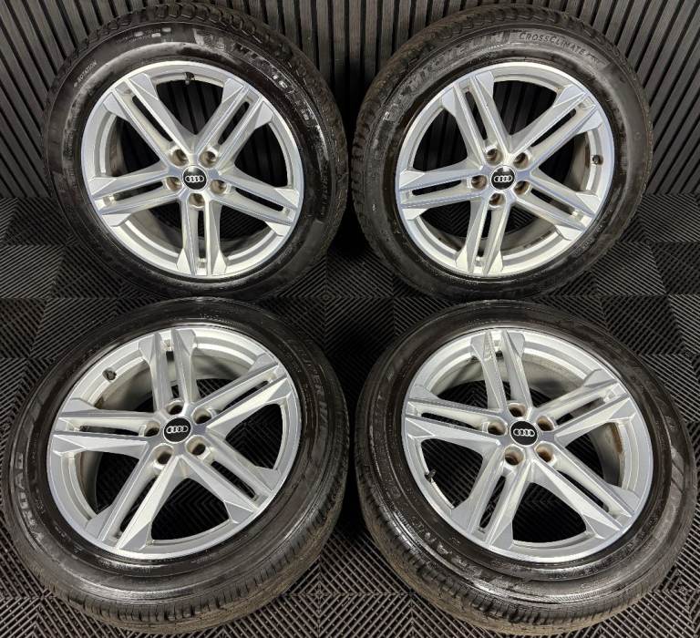 19'' GENUINE AUDI Q5 5 DOUBLE SPOKE S LINE ALLOY WHEELS TYRES ALLOYS