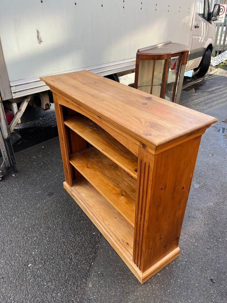  X2 '£60 Each' Solid Pine Open Bookcase / Low Shelving Unit