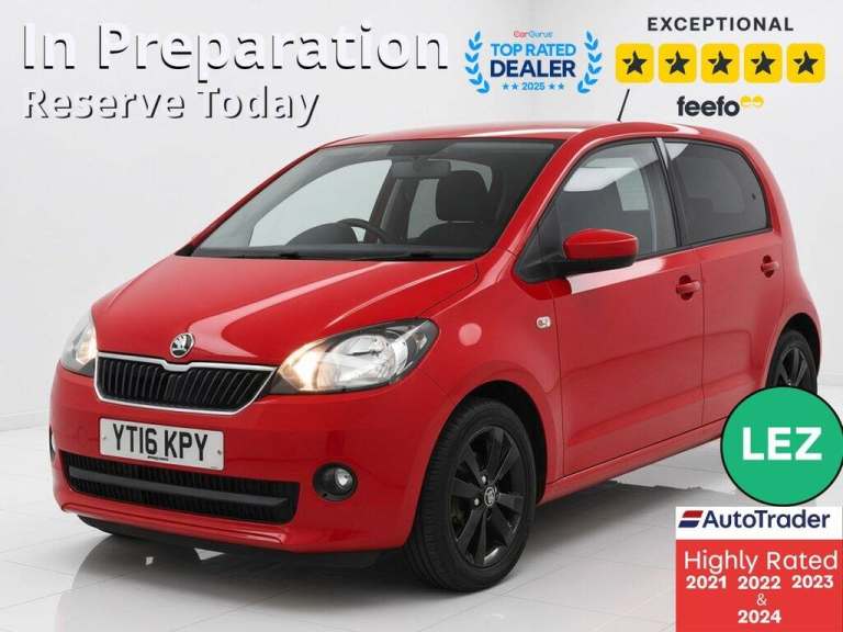 2016 Skoda Citigo 1.0 MPI Colour Edition 5dr HATCHBACK PETROL Manual