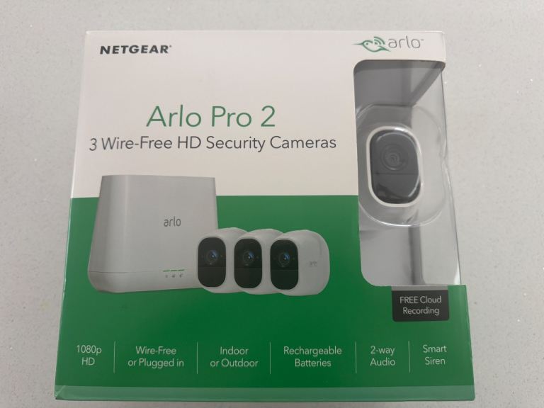 Arlo Pro 2 Wireless 3 Camera CCTV System