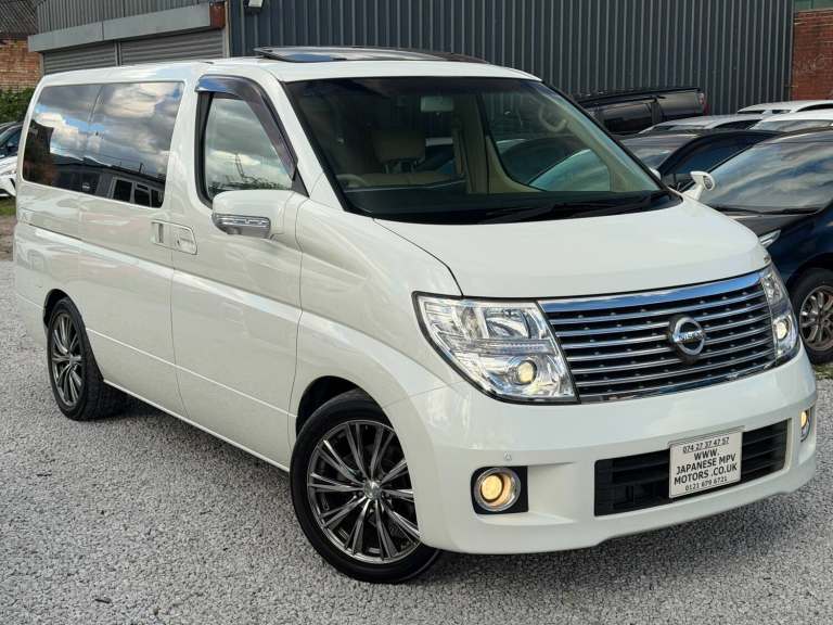 2008 Nissan Elgrand E51 XL 3.5L Petrol Automatic MPV 7 Seater 360 Camera Sunroof Cruise Control M...