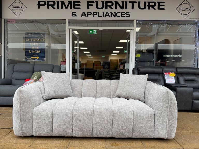 Grey 3 Seater Sofa - Can Deliver