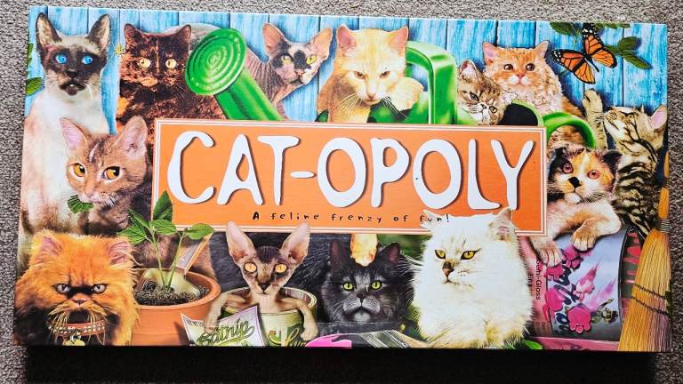 CAT-OPOLY THE BOARD GAME.