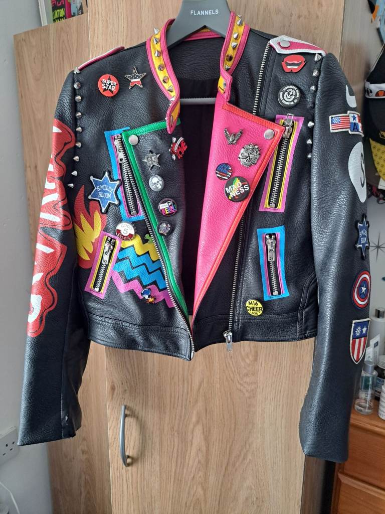 Leather designer jacket 
