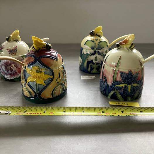2 x Old Tupton ware Honey Pots £18 Each (snowdrop&unnamed one sold)