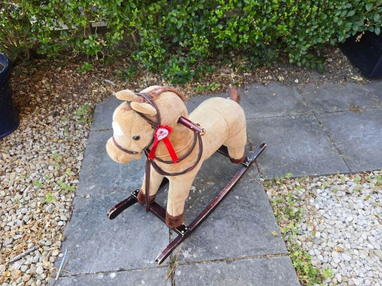Rocking Horse Ride-On Toy – worn Condition