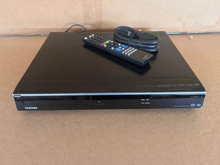 Toshiba DR20KB Freeview DVD Video player Recorder - 1080p- Fully working +Remote