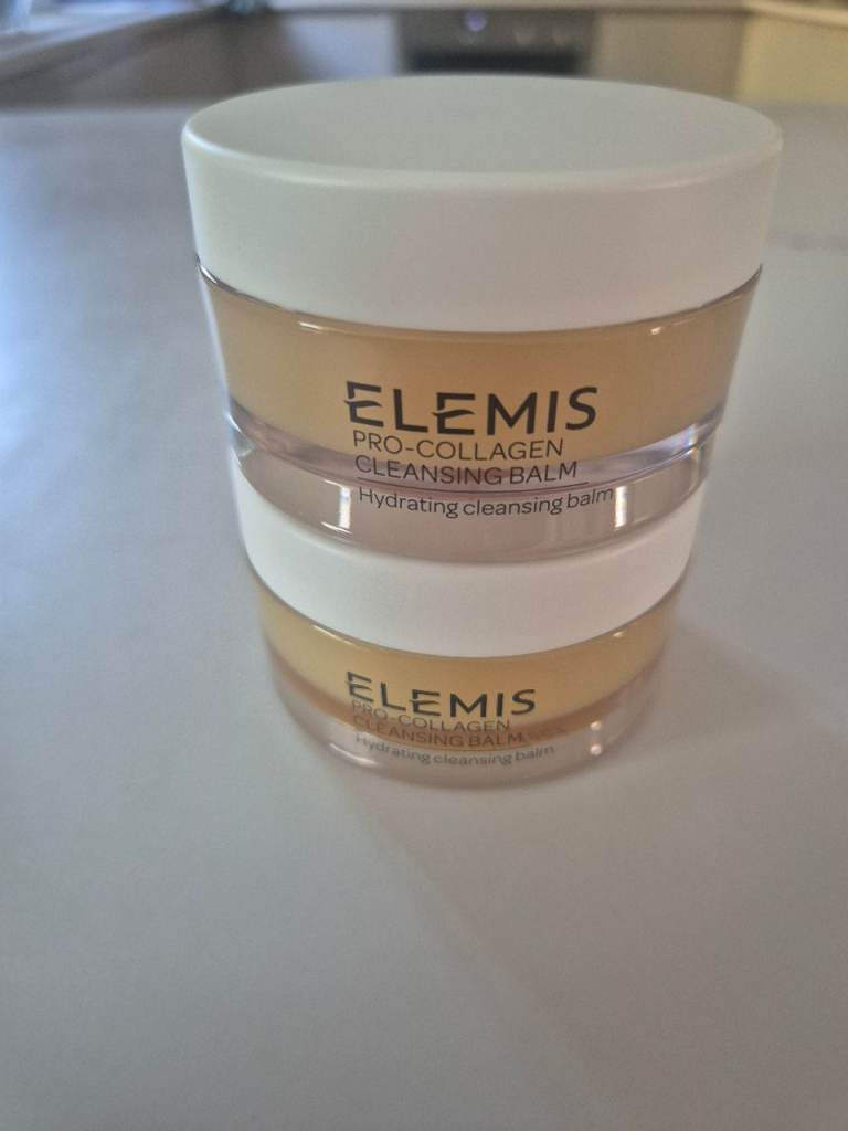 Elemis Pro-Collagen Cleansing Balm 50g - 2 Jars, New
