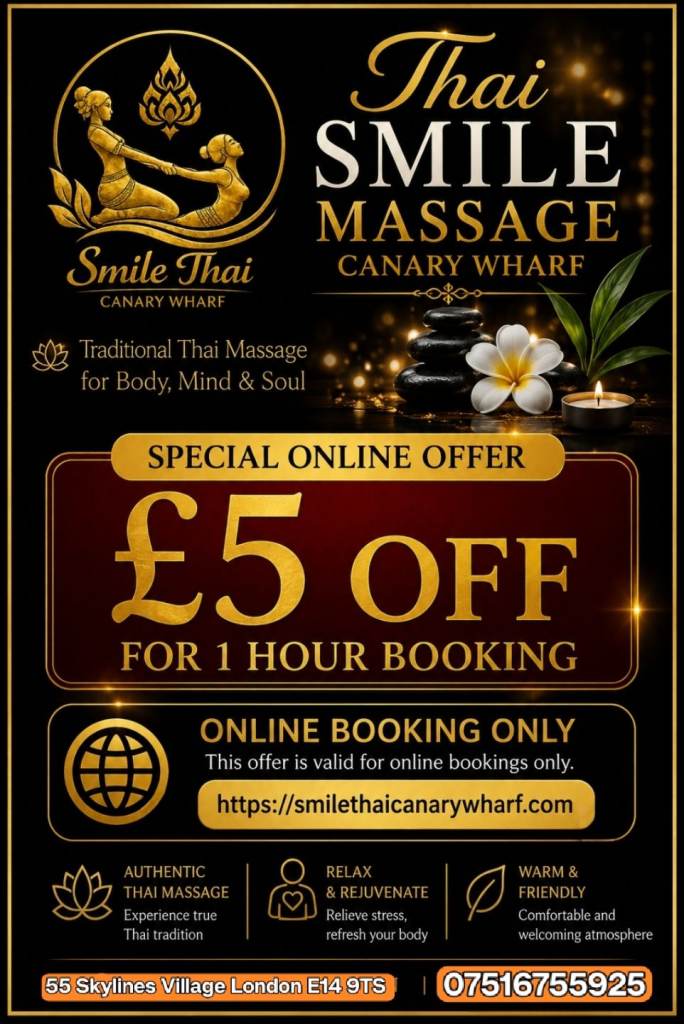 Smile Thai Massage Canary Wharf 