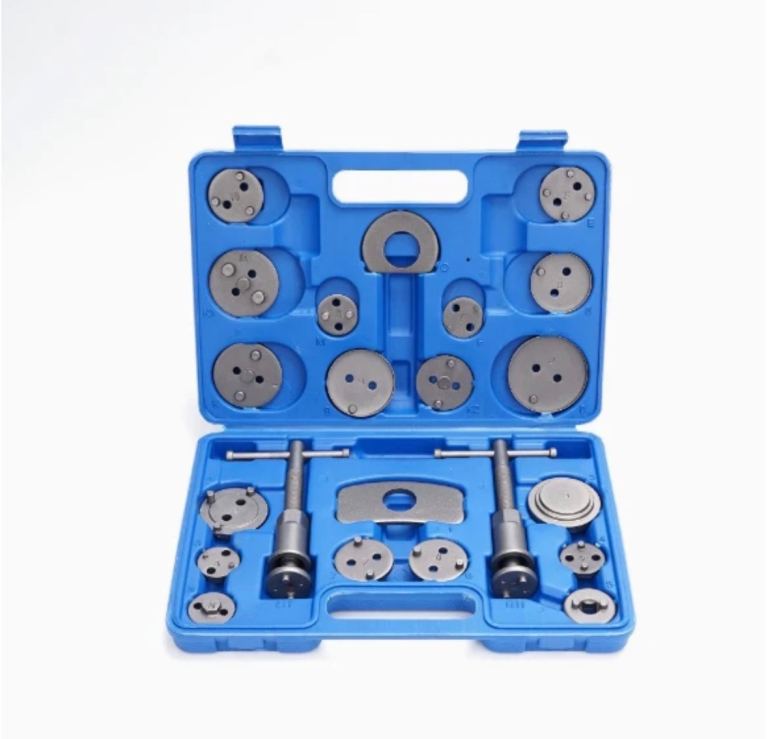 UNIVERSAL NEW BRAKE CALIPER PISTON REWIND WIND BACK TOOL KIT 22 PIECES SET