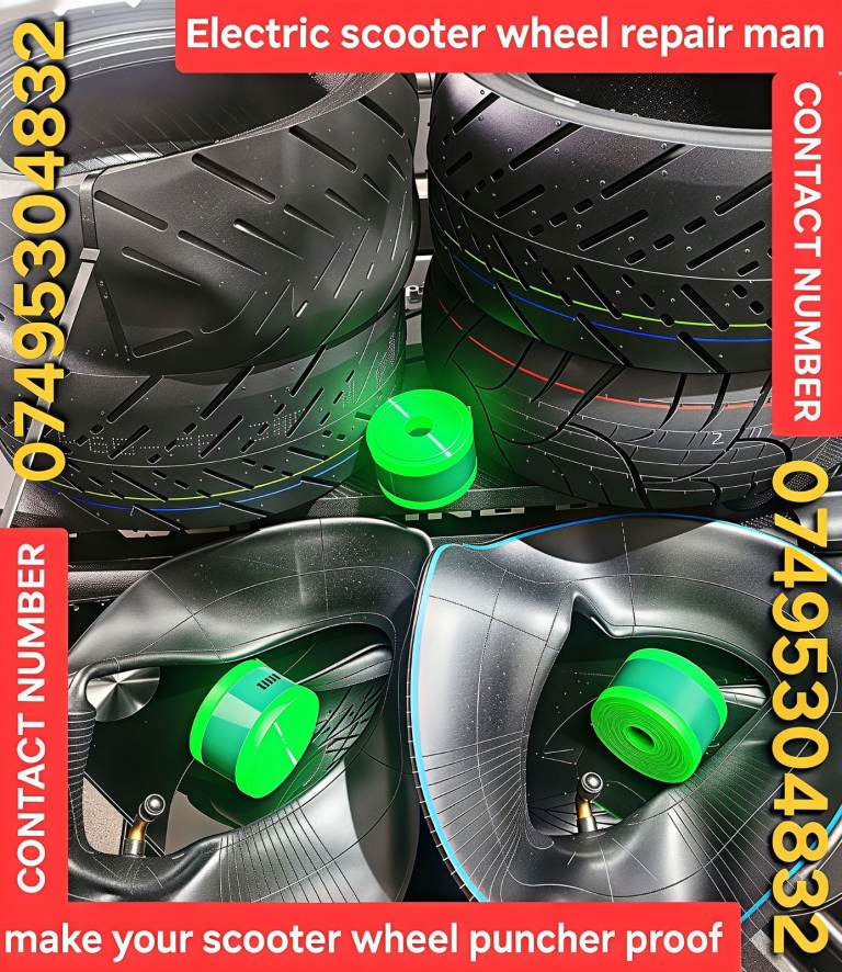 Electric Scooter Tyres  Puncture-Proof 