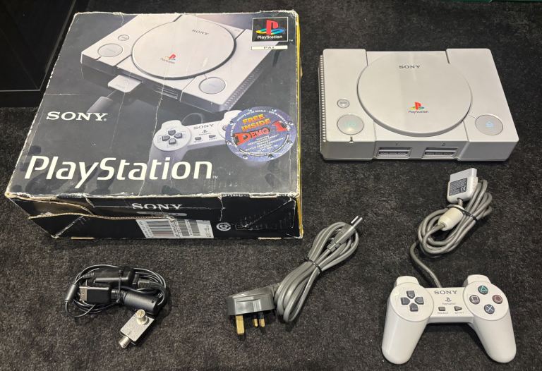 PlayStation 1 Boxed Console.  PS2