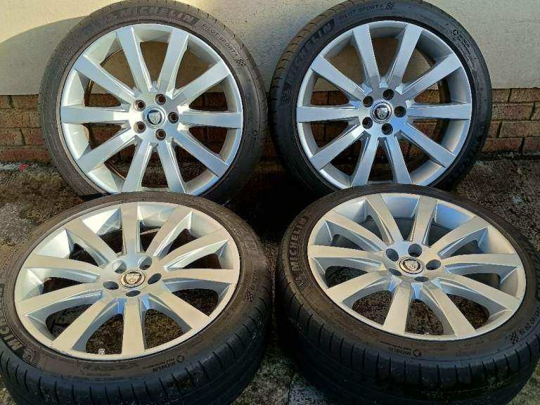 19" x 8.5J Ford alloys 5x108 Jaguar Volvo wheels tyres
