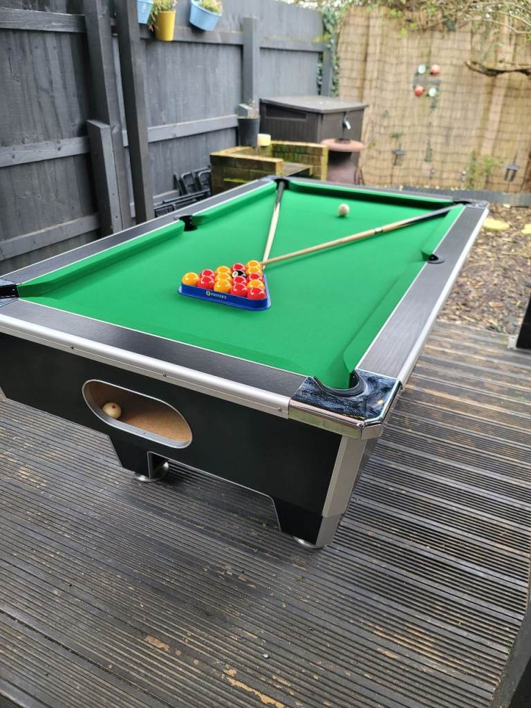 6*3 slate pool table 