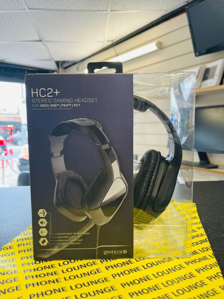 Gioteck HC2+ Wired Stereo Gaming Headset with Mic for PC/ Laptop/Gaming/PS4/PS5/XBox and many more