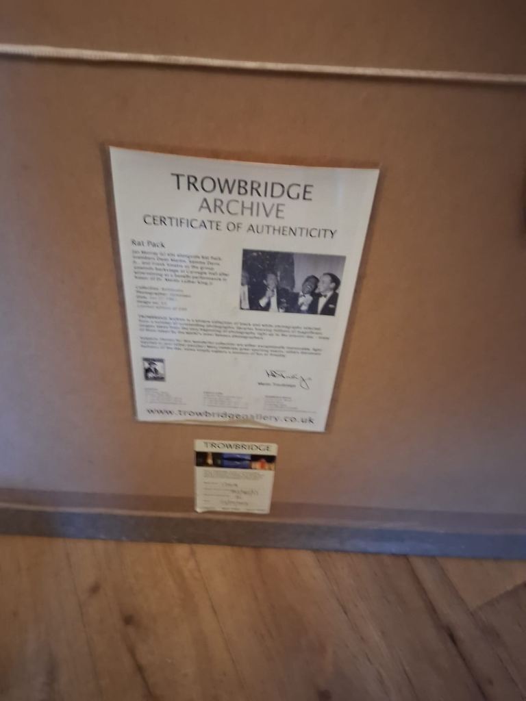 Picture of rat pack black and white