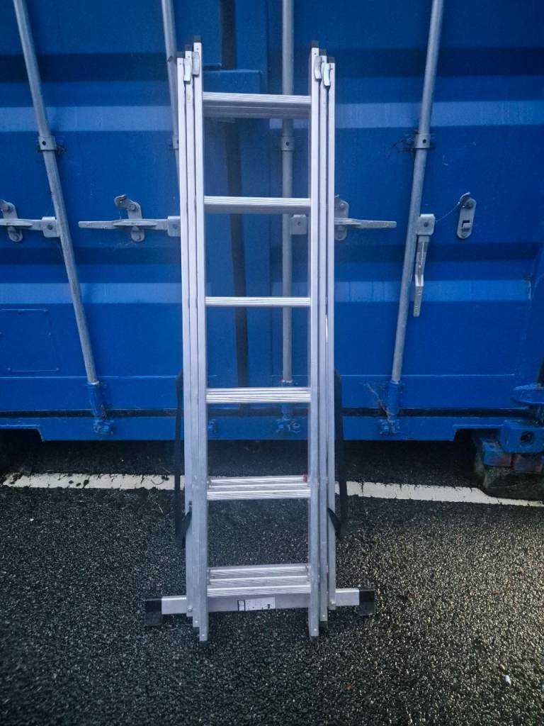 4 way combination aluminum ladders
