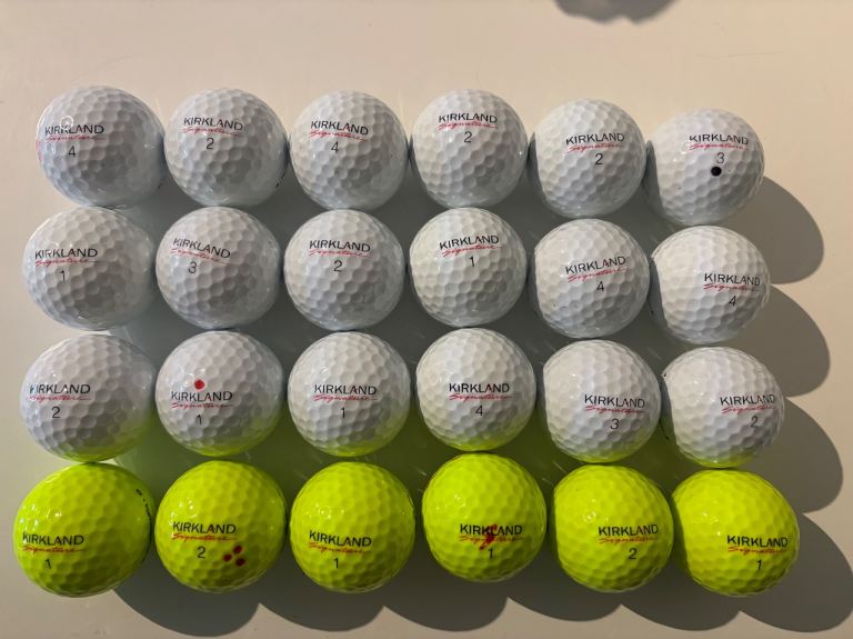 Bag of 24 Kirkland Golf Balls (A-Grade balls)