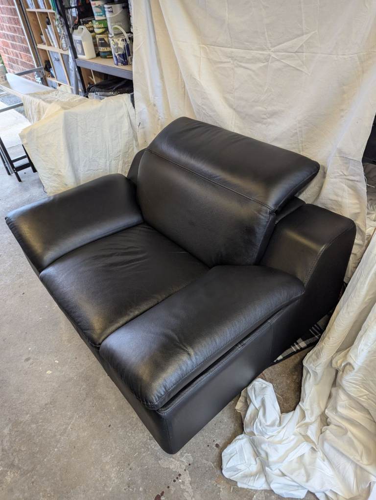 Leather armchair