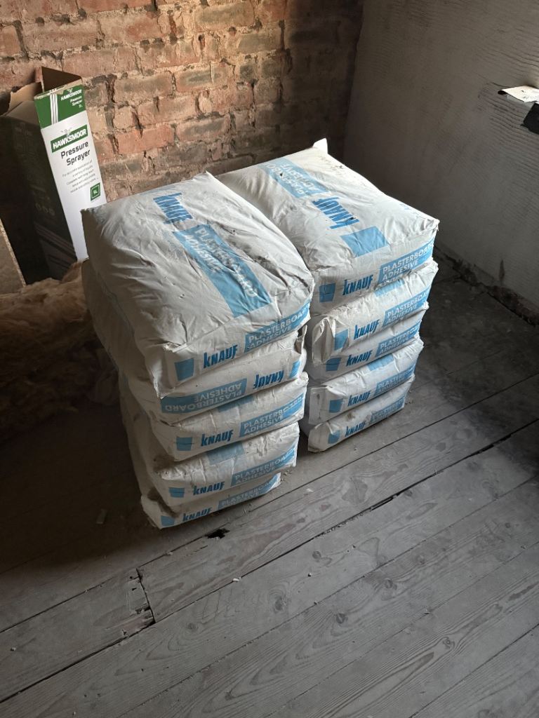 Knauf Plasterboard Adhesive Bags – New