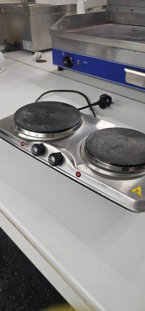 Daewoo Double Stainless Steel Hot Plate