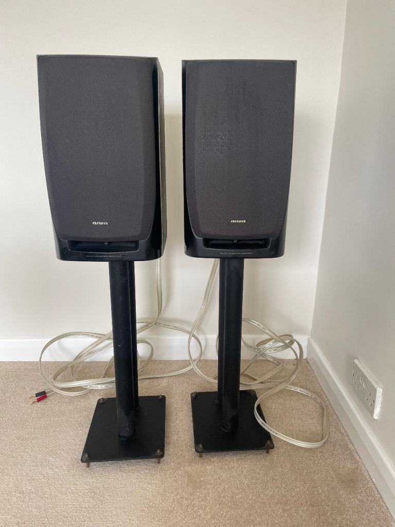 Aiwa Speakers with Stands – Model SX-N858 (Pair)