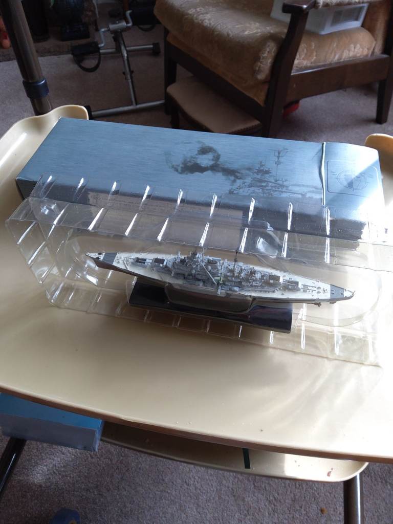 Model ship. HMS  bismark