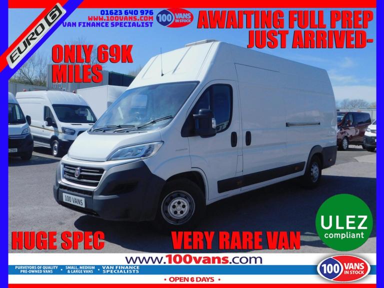 2018 Fiat Ducato 2.3 Multijet Extra High Roof Van 180 Power PANEL VAN DIESEL Manual