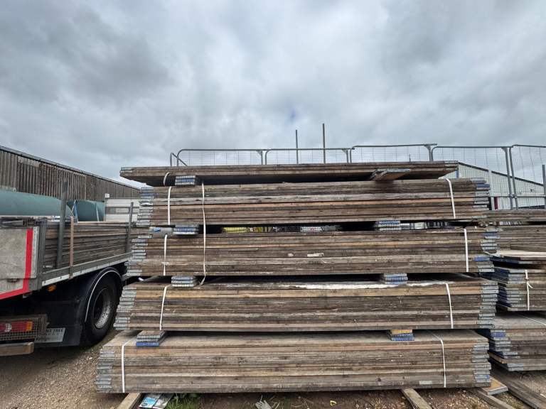 Used scaffold boards- £1 per foot