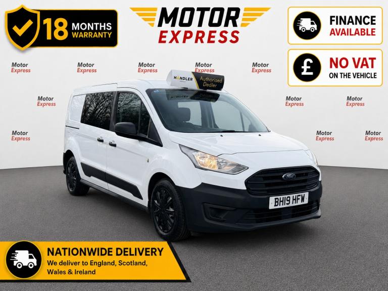 2019 Ford Transit Connect 1.5 EcoBlue 100ps D/Cab Van PANEL VAN Diesel Manual