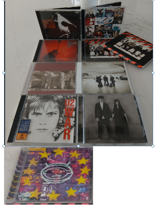 U2 - 9 albums CD - War, Achtung, Unf'ttble Fire, Dismantle Atomic Bomb, Zooropa, Under A Blood Red