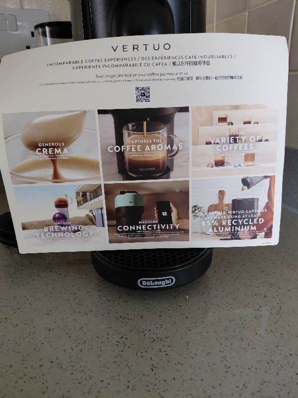 Nespresso coffee maker