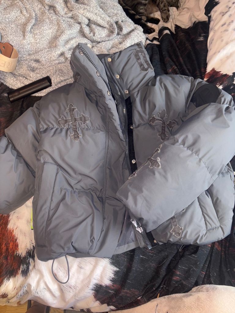 Grey dripmade jacket