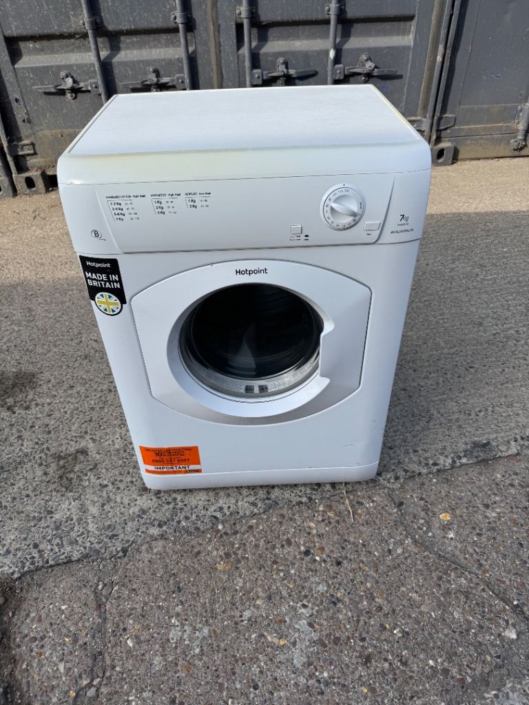 Hotpoint Tumble Dryer – White, Good Condition