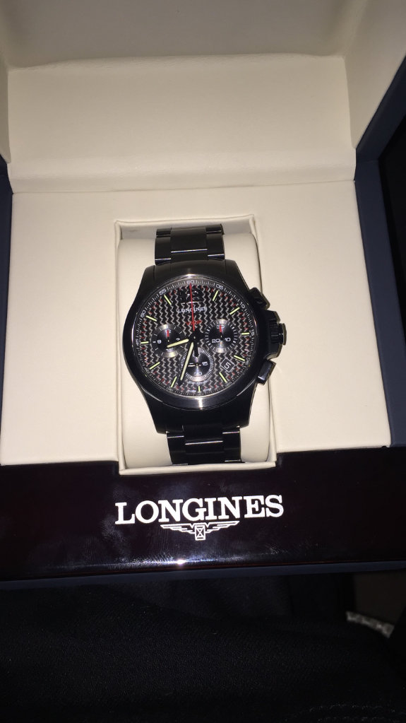 Longines conquest vhp black 