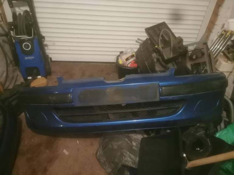 Peugeot 106 Front Bumper Blue Very Good Condition