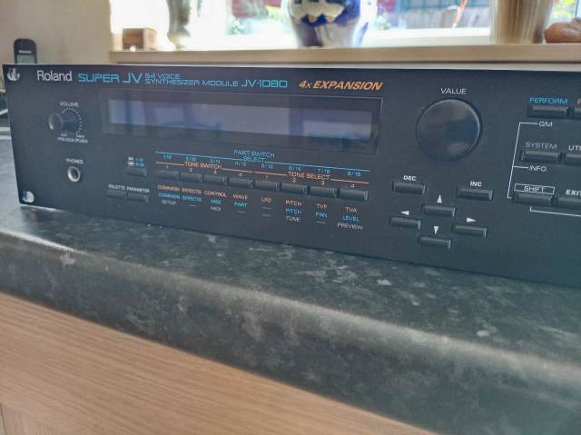 Roland Super JV 1080 plus JV-80 sound card, immaculate condition