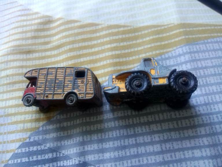 Vintage very collectable 2 1970s metal toy cars 
