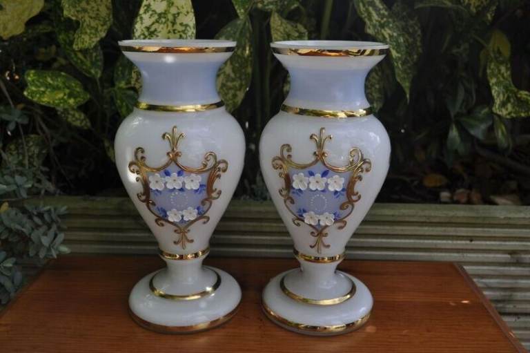 Pair of bohemian vases