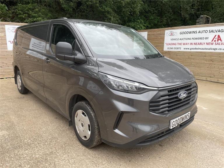 2024 FORD TRANSIT CUSTOM 300 TREND L2 H1 2.0TD DAMAGED REPAIRABLE SALVAGE
