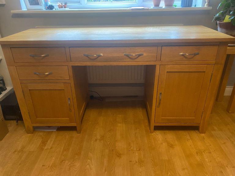 Solid Oak Desk - REDUCED