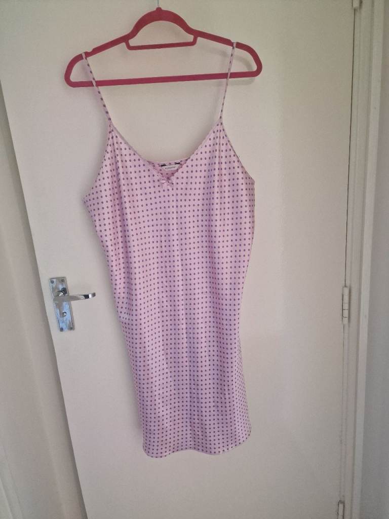 Secrets Pink Polka Dot Nightdress/Camisole